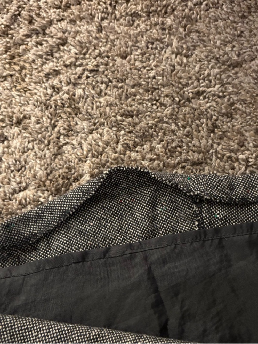 Classic A-Line Gray Skirt - Picture 4 of 5